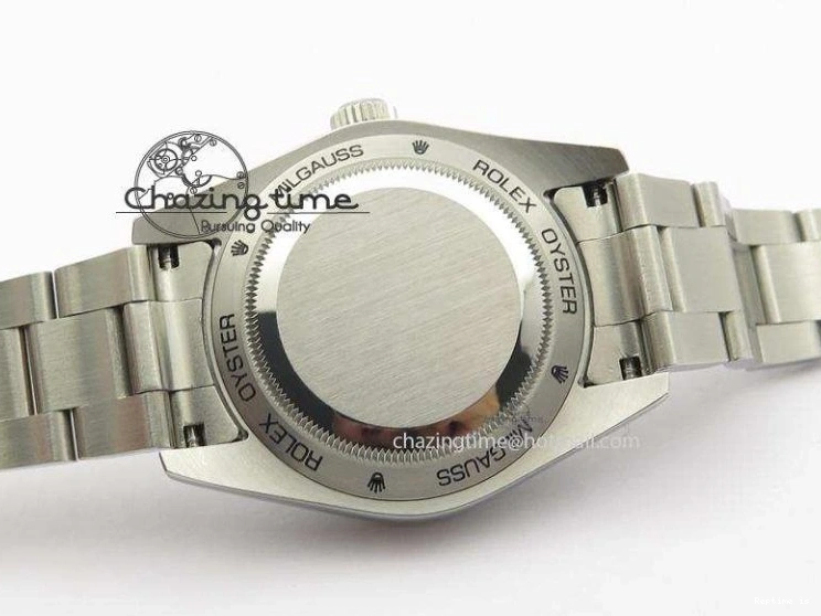 1225 HighPerformance Milgauss 116400 GV JF 1:1 Green Sapphire Blue Dial On SS Bracelet SA 3959